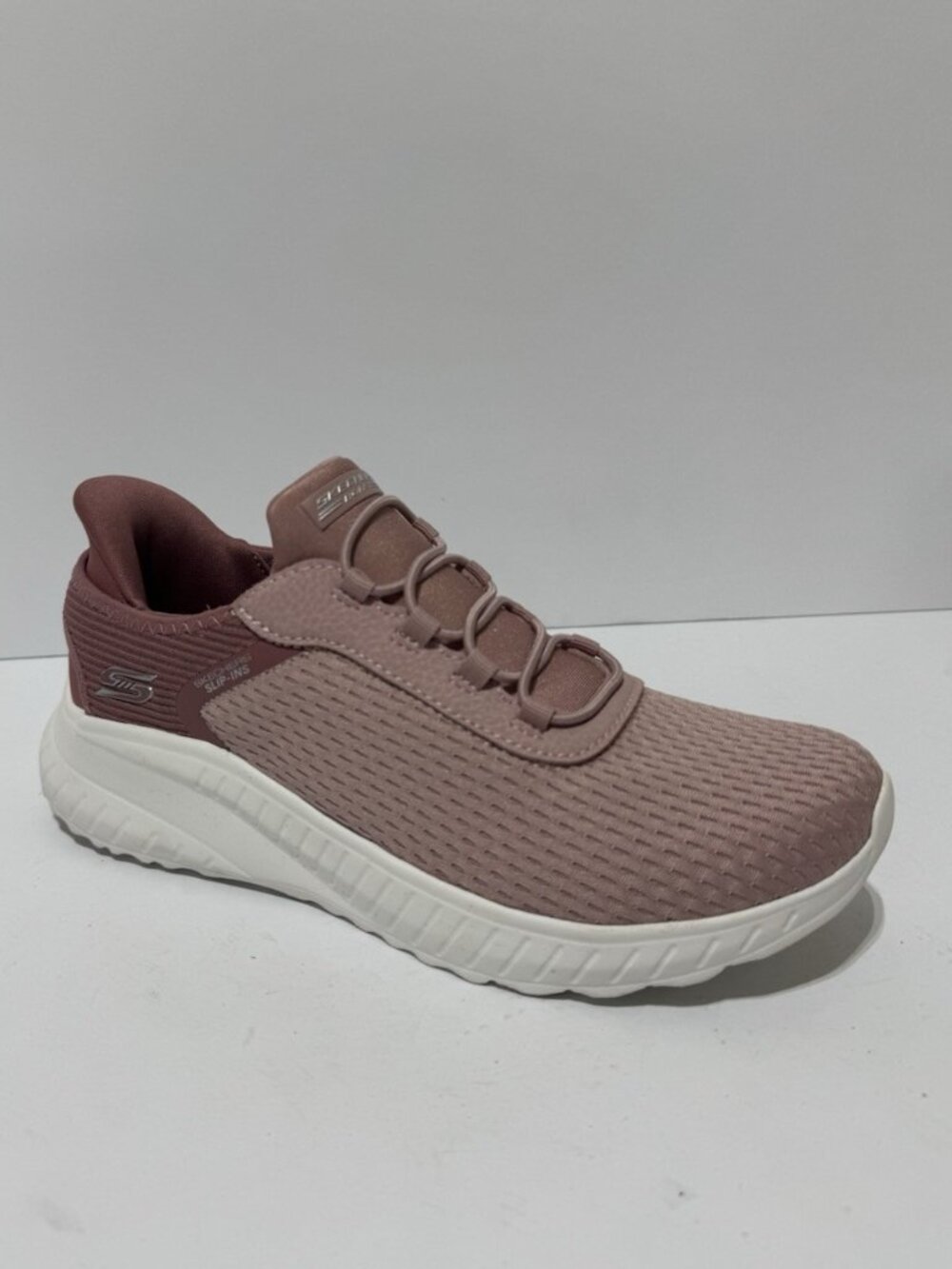 Skechers Womens Bobs Squad Chaos Sneakers Blush Size 8 M